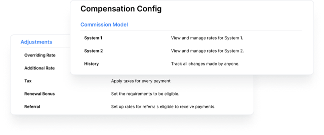 Compensation config