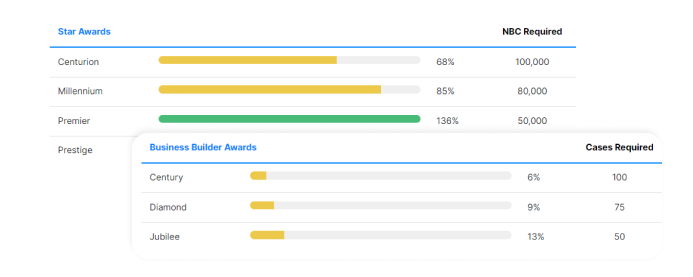 Identifies milestones and progresses